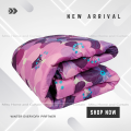 Comforter for Winter Semi double size Exclusive Comforter with full cotton fabric 60*84 inch European cube style (1pcs Box) White , Red , Pink , Blue.