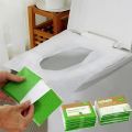 10-300pcs Disposable Toilet Seat Cover Portable Travel Camping Hotel Soluble Waterproof Flushable Degradable Paper Mat Pads.