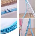 Simple Full Bottom Yurt Mosquito Net 5/7 FIT Portable Installation-free Single Double Bed Mosquito Net Foldable Breathable Mosquito Net double zipper gate.