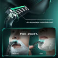 Gillette New Vector 3D Power Razor Floating Blades Shaving Beard Machine. 