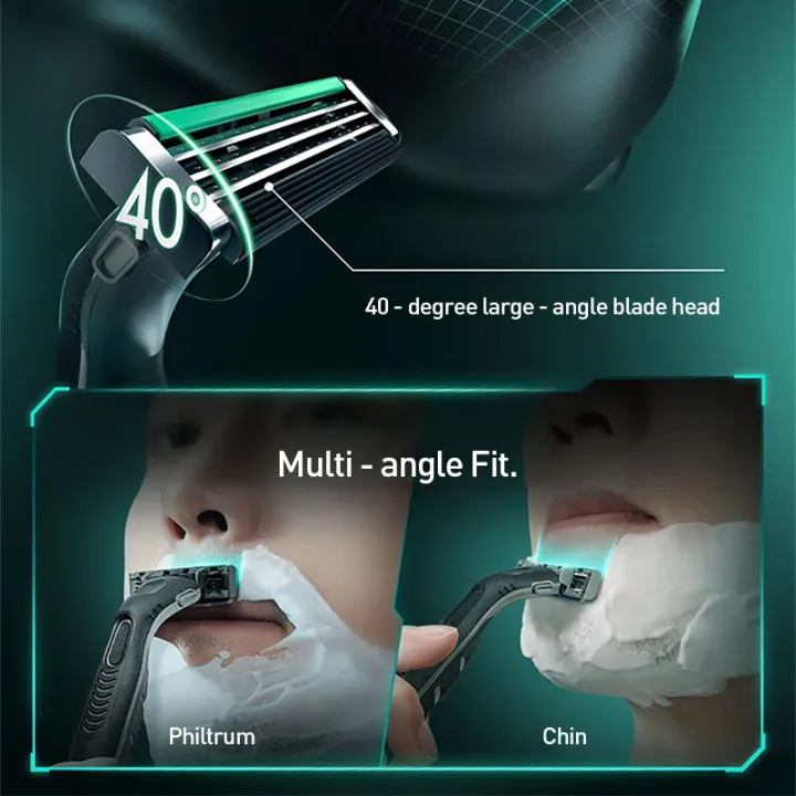 Gillette%20New%20Vector%203D%20Power%20Razor%20Floating%20Blades%20Shaving%20Beard%20Machine%20-%20Image%203