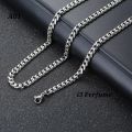 Men 3D Spiral Rectangle Cool Vertical Pendant Necklace with Neck Chain  for Men Women. 