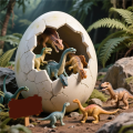 Children's Simulated Dinosaur Eggs, Children's Archaeological Excavation Toys, Glow-In-The-Dark Gem Digging Dinosaur Skeleton Fossils, Educational Toys That Enhance Children's Visual Perception of Color, Cultivate Their Concentration, and Exercise Thei....