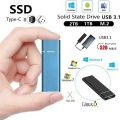 Mini Portable SSD 256TB 1TB 2TB High-speed Original Mass Storage SSD USB3.0 External Hard Drive for SSD Computer Laptop.