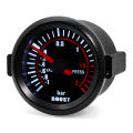 Universal Gasoline Car 2" 52MM Tachometer/Water Temperature/Oil Temp Meter/Boost Meter PSI Bar/Oil Pressure Gauge Voltmeter 12V. 