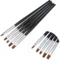 5 Pcs Dental Resin Brush Pens Dental Shaping Silicone Adhesive Composite Porcelain Teeth Dentist Tools Dentistry Lab Tool. 