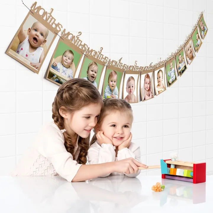 Baby%20First%20Birthday%20Banner,%20kraft%20paper%20Growth%20Record%201-12%20Month%20Photo%20Props%20Baby%20Boy%20Girl%20Party%20Decoration%20Supplies%20-%20Image%203