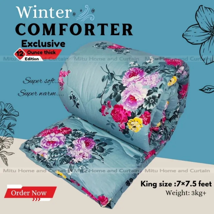 Comforter%20King%20size%20Exclusive%20Comforter%20with%20full%20cotton%20fabric%2084*90%20inch%20European%20cube%20style%20(1pcs%20Box)%20-%20Image%208