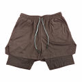 Men's Multi Pocket Shorts Fitness Shorts Casual Beach Sports Lined Skinny Shorts Everyday Style Mesh  Running Shorts. 