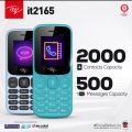Itel it 2165 - Without camera - Dual Sim - 1.77 Inch Display - Dual Sim - PTA Approved with 1 Year Brand Warranty - King Talker - 2000 Contacts Capacity - Wireless FM Radio - 1000mAH Battery - Bright Torch. 