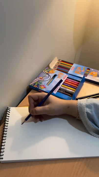 Goldfish High Quality Jumbo Wax Crayon 12 Colour in Cardboard Packet (1 Pack)