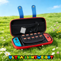 Gaming Inspired Protective Case for  Switch 2 with 10 Game Card Slots and Pixel Art Design. 