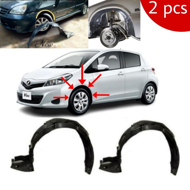 Vitz 2012- 2022 Fender Shield ( 2 ) Pieces for Front Right And Front Left ( Save Your Car From Rust ) For Toyota Vitz 2012-2022 Model