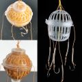 1PCS Fishing Hooks Explosion Baits Cage Sea Box Hook Monsters With Six Strong Carbon Steel Plastics Carp Spherical Tools Tackle. 