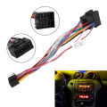 For ALPINE Wire Harness Adaptor 16 Pin Plug Cable Car Stereo Radio Car Wire Cable Adapter ISO Standard Connector Adapter. 