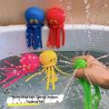 Water Play Octopus Creative Bathing Water Play Toy Water-absorbing Octopus Relieve Stress Sprays Water Children's Bathing Toys.