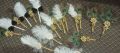 Nikkah pen ostrich feather  and peacock feather /set of 2 pens. 