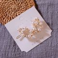 Korean Pearl Hair Clip Snap Barrettes Women Girl Pearl flower pin pack of (1 to 6 )pcs. 