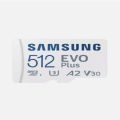 Samsung EVO Plus 130MBs MicroSD Memory Card - 512GB. 