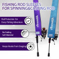 Aventik Neoprene Breathable Fishing Rod Sleeve, Floating Rod Cover Labeled Protective Sock for Spinning Casting Trolling Rod. 