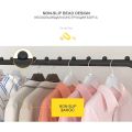 Modern- Cloth hanging stand rack Double Pole Clothing Rack Freestanding Coat Hanger, Clothes Hanging Rails With Lower Storage Shelf. 