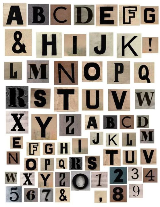 Alphabets Letters Stickers | Sticker Pack of 2 | Aesthetic ABC Stickers