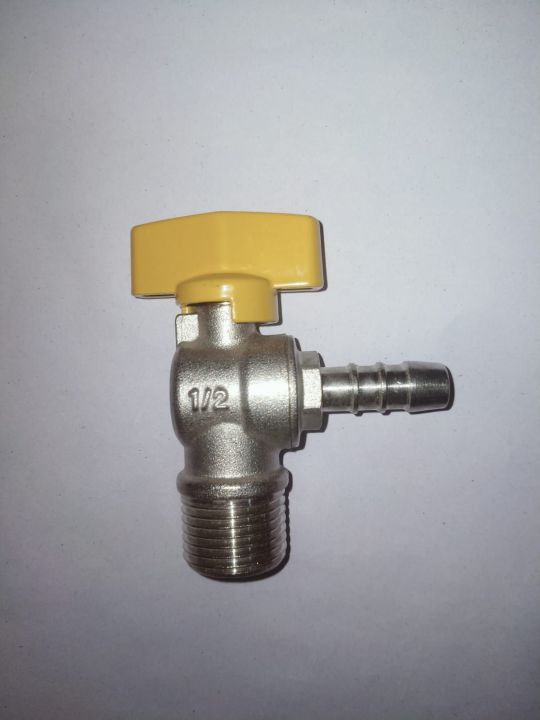 Gas Nozzel valve 1/2, Elbow Gas valve, heavy duty, imported