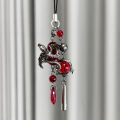 Creative Phone Charms Fashion Trendy Beaded Rabbit Mobile Phone DYM Lanyard Keychain Bag Decoration Pendant Card Book Chain.