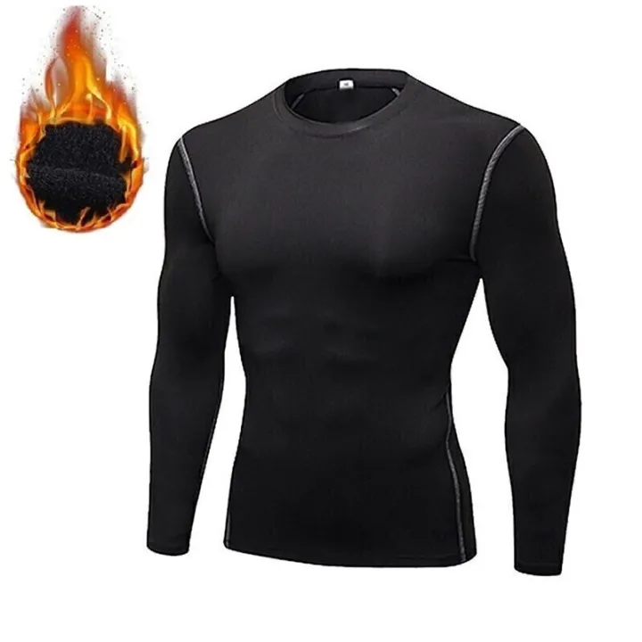 New%20Winter%20Warm%20Men%20Fleece%20Thermal%20Undershirts%20Long%20Johns%20Underwear%20Set%20Compression%20Tights%20Fitness%20Sports%20Tracksuit%20Set%20Shirt%20-%20Image%203