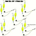 TAKBAS 5Packs Reverse Off-Bottom Double Hook Rig Set: Ideal for European Carp Fishing, Bypass Weeds, Stones & Silt.