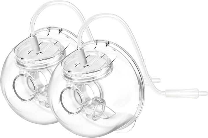 2 Pack CaraCups Wearable Milk Collection for Spectra S1 S2 9 Plus and SG, Wearable Breast Pump Collection Cup