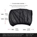 NEW 2pcs Car Sun Shade Styling Accessories  Auto UV Protect Curtain Side Window Sunshade Mesh Sun Visor Protection Window Films. 