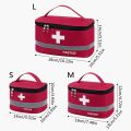 Portable First Aid Kit, Travel Medicine And Medication Storage Bag. 