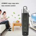 Keychain 433MHZ Remote Control Auto 4 Channe ABCD Code Garage Gate Door Opener Duplicator Clone Cloning Code Car Key. 