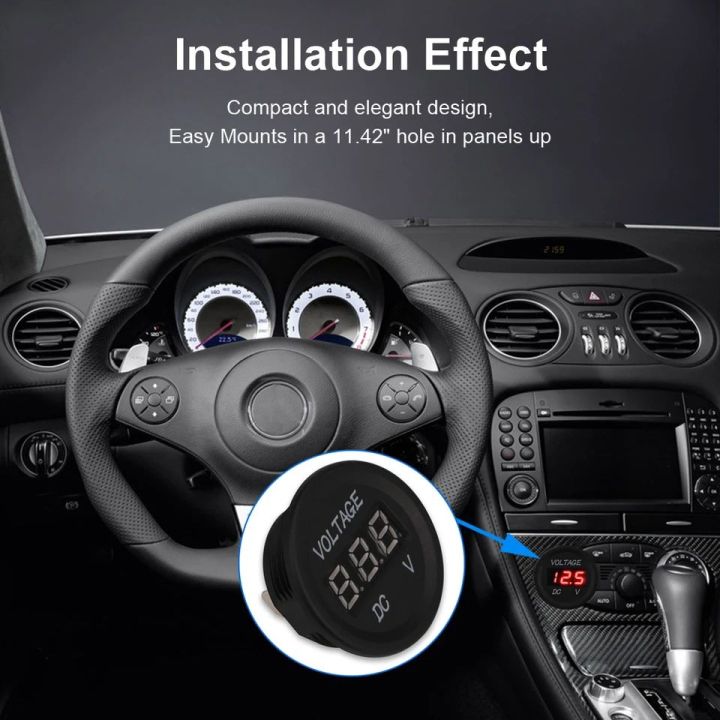 Car%20Motorcycle%20Voltmeter%20DC%205-48V%20Mini%20Digital%20WaterproofLED%20Panel%20Tester%20Display%20Round%20Volt%20Meter%20Gauge%20-%20Image%202