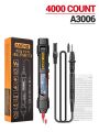 ANENG A3006 Digital Multimeter Pen Type 4000 Counts AC/DC Voltage Meter Tip Test Zero Fire Line High Precision Electric Tools. 