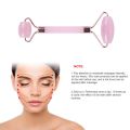 Jade Roller Gua Sha Set - Natural Rose Pink Color jade roller gua sha and Jade Facial Massager for Anti-Aging, Face Slimming, Lifting, Wrinkle Reduction, and Double Chin Removal - Gua sha Beauty Care Tool GuaSha Jade Roller. 