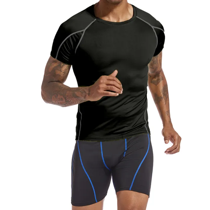 Summer%20Men%20Running%20T%20Shirt%20Sportswear%20Male%20Elastic%20T-shirt%20Gym%20Fitness%20Tops%20Tee%20Athletic%20Tights%20Sport%20Compression%20T%20Shirt%20Men%20-%20Image%203