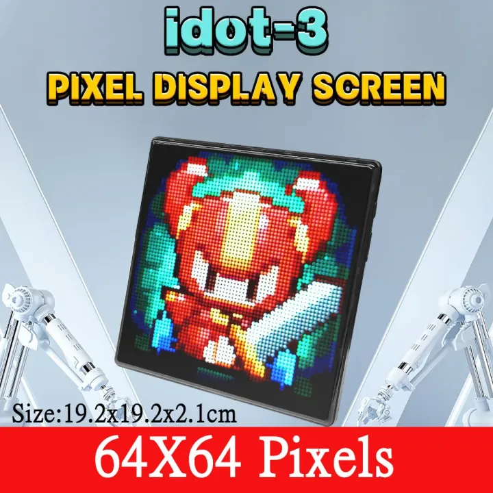 LED%20Pixel%20Display%2064x64%20RGB%20LED%20Matrix%20Panel%20Programmable%20Pixel%20DIY%20Art%20Display%20Gaming%20Anime%20Room%20Decor%20Frame%20APP%20Control%20%EF%BB%BF%20-%20Image%208