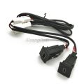 12V Red LED Car Socket Charger Dual USB PD Type C Port Phone Chargers Power Adapter For VW Golf 6 MK6 Jetta 5 MK5. 