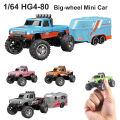 1/64 RC Car 2.4G Remote Control Mini Speed Off-road Climbing Car Alloy Desktop Vehicle with LED Light Toy for Kids Small . 