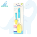 Pureen Baby Bottle Cleaning Brush, Silicone Baby Bottle Cleaning Brush Pureen Nipple Cleaning Brush, Baby Bottle Cleaning Brush Set (1 Set), Baby Bottle Cleaning Sponge Baby Bottle Cleaner Sponge Brush. 