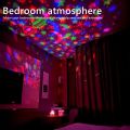 Starry Sky Projection Light Water Pattern Northern Lights Atmosphere Light Creative Colorful Rotating Light Bedhead Night Light. 