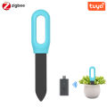 Tuya Smart Zigbee Soil Tester with Hub Temperature and Humidity Meter Thermo Hygrometer Garden Automation Irrigation Detector. 