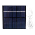 5W 12V DIY Polysilicon Solar Epoxy Cell Charger Waterproof Solar Battery Charger for Outdoor Camping for 9-12V Battery Charging.