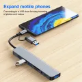 5Gbps USB 3.0 HUB USB C HUB USB C Docking Station High Speed Transmission OTG Adapter Splitter TYPE-C HUB For Laptop Macbook. 