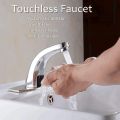 Touchless automatic basin mixer Sink mixer tap handsfree with sensor for kitchen and washroom. 