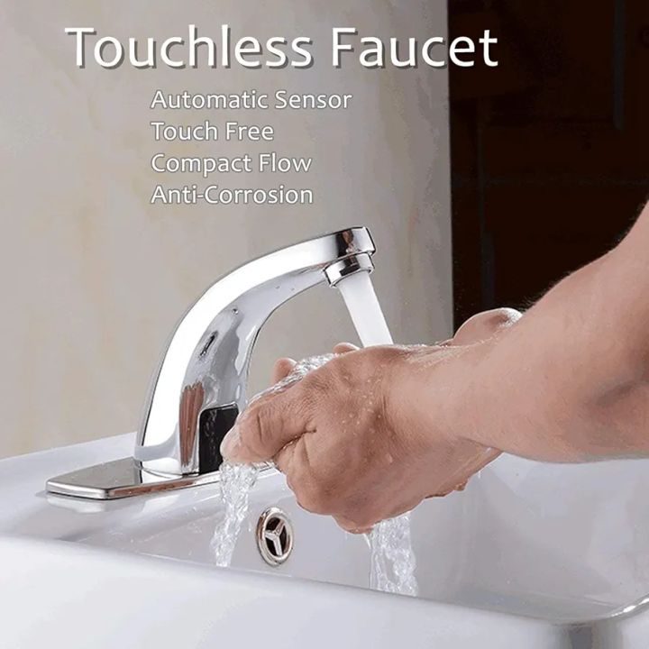 Touchless automatic basin mixer Sink mixer tap handsfree with sensor for kitchen and washroom
