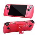 【Sleek】 For ROG Ally Transparent Protective Case Shockproof Back Cover With Bracket Handheld Console Full Coverage Game Accessory.