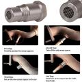 New Oxygen O2 Sensor Spacer Adapter Connector Fix Check Engine Light Converter M18X1.5 With Filter Screen. 